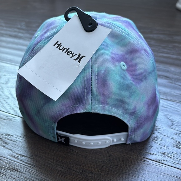 Hurley Pastel Tie dye,snap back hat, cap,sun protection, sporty, OSFM - Picture 3 of 7